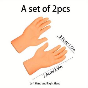 2pcs, Tease The Cat Finger Toys, Jerking The Cat Plastic Gloves Weird Creative Pet Toys, Left And Right Small Hands, Creative Small Gift, Holiday Acce