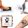Black Touchless Ink Pad For Foot Print; Safe Print Hand Stamping; Pet Supplies