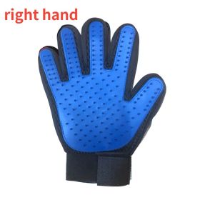 Cat Grooming Glove For Cats Wool Glove Pet Hair Deshedding Brush Comb Glove For Pet Dog Cleaning Massage Glove For Animal Sale (type: Left)