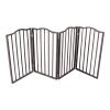 Pet Gate â€šÃ„Ã¬ Dog Gate for Doorways;  Stairs or House â€šÃ„Ã¬ Freestanding;  Folding ;  Dark brown; Arc Wooden